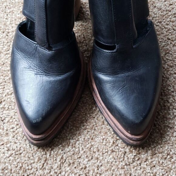STRATEGIA Leather chunky mules - Picture 6 of 8